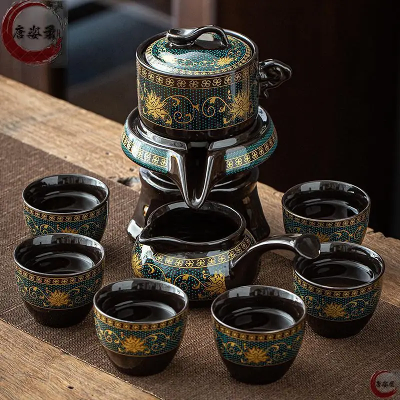 

Автоматический заварочный чайник с одним вращающимся механизмом, креативный инструмент для приготовления баббл-чая, простой автоматический каменный молоток для дома, для ленивого домашнего использования