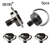 BEXIN Digital camera screw D ring 1/4 inch camera mount screw quick release screw for dslr camera Tripod monopod