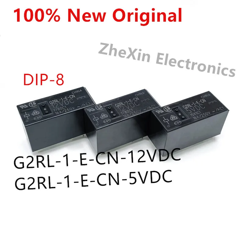 10PCS/Lot   G2RL-1-E-CN-12VDC 、G2RL-1-E-CN-5VDC 、G2RL-1-E-CN-24VDC   DIP-8  New electromagnetic power relay  G2RL-1-E-CN