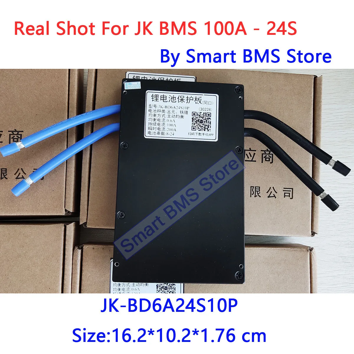 Smart Jikong JK BMS 100A 120A Active 0.6A Balance BD6A20S10P BD6A24S10P BD6A20S12P BD6A24S12P 8s 24V 24s 100 100S 100AMP 100AH