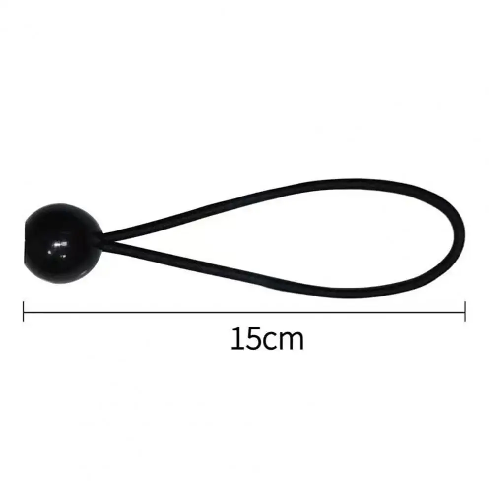 15/40/60Pcs Ball Bungee Cords Outdoor Camping Tent Awning Canopy Tarp Tie Down Cord UV-Resistant Elastic Rope With Plastic Ball
