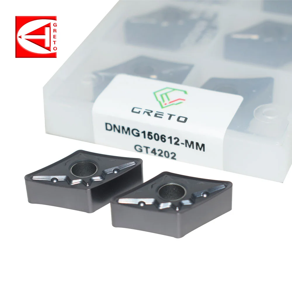 

GRETO DNMG150604-MM DNMG150608-MM DNMG150612-MM GT4202 GT4205 Cemented Carbide Cutting Turning Tool DNMG443-MM DNMG 150608