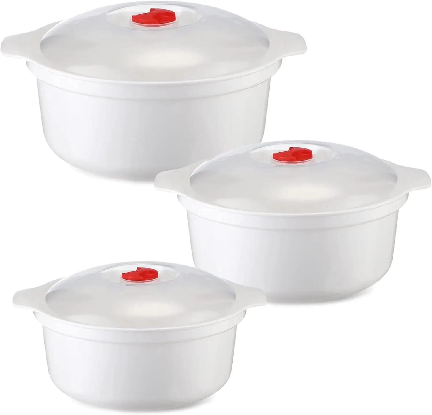 Microwave Oven Special Box Heated Soup Pot RiceSteamed Hot SteamedBuns with Lid Eco-friendly FoodGrade KitchenTool
