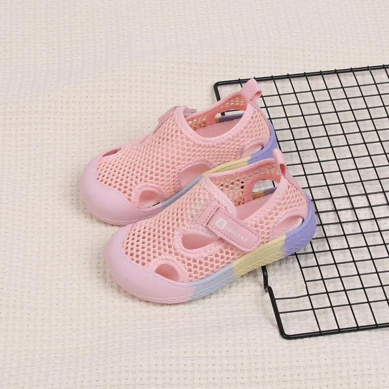 Scarpe da passeggio per bambini estate suola morbida sandali Casual ragazzi ragazze Sneakers Mesh traspirante Sneakers per bambini scarpe da bambino