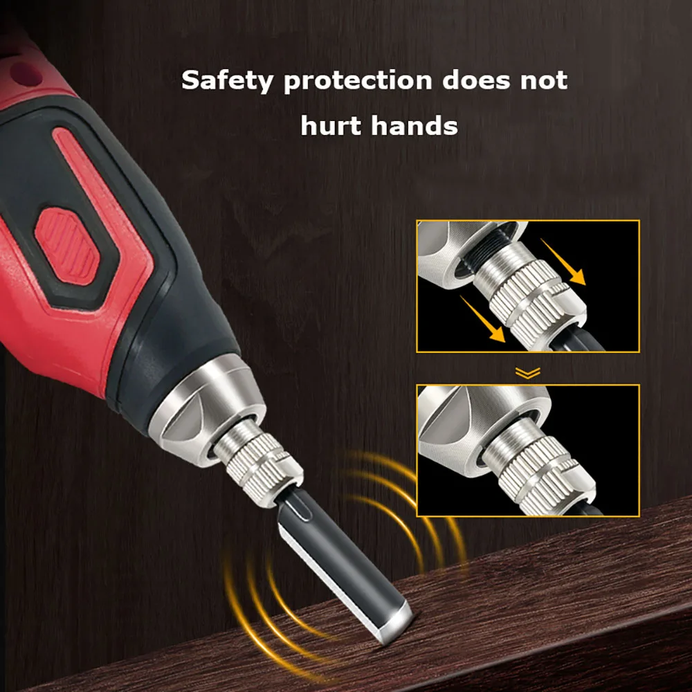 مجموعة أدوات النجار، سكين نحت كهربائي للأعمال الخشبية يأتي مع مروحة تبريد مدمجة، تصميم مريح للحماية الأمنية