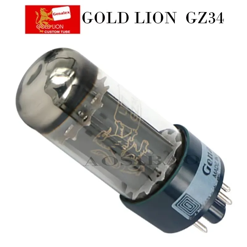 Genalex GOLD LION GZ34 Vacuum Tube Audio Valve Replace U77 5AR4 274B 5U4G GZ34 Electronic Tube Amplifier Kit DIY Precis Matching