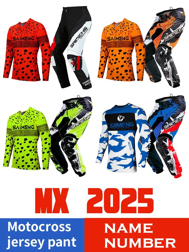 

neieng Racing MX Youth Dirt Bike Комбинированный комплект из джерси и брюк MX/ATV/BMX Гоночное снаряжение для мотокросса Kid