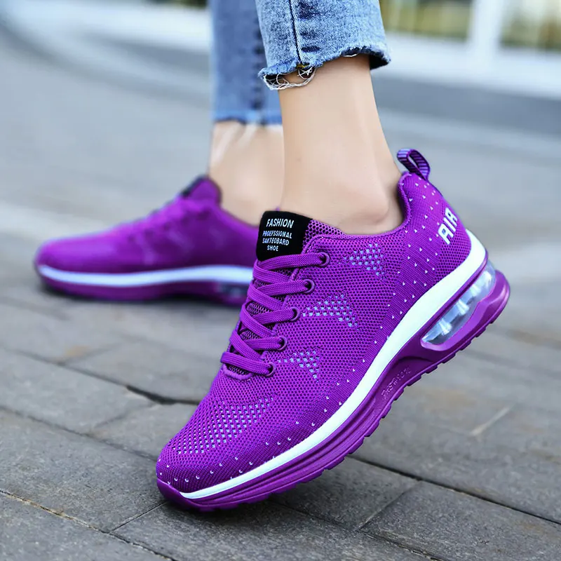 

Womens Running Shoes Casual Sneakers for Women Mesh Lace Up Thickening Extra High Shoes Comfortable Breathable Zapatillas Mujer