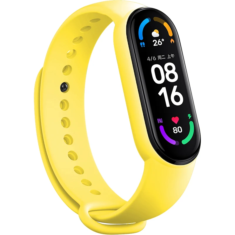 Watch Strap For Xiaomi Mi Band 7 Bracelet Smartwatch Silicone Wrist For Xiaomi Mi Band 4 5 6 7 NFC Correa Mi Band 6 5 4 3 Strap