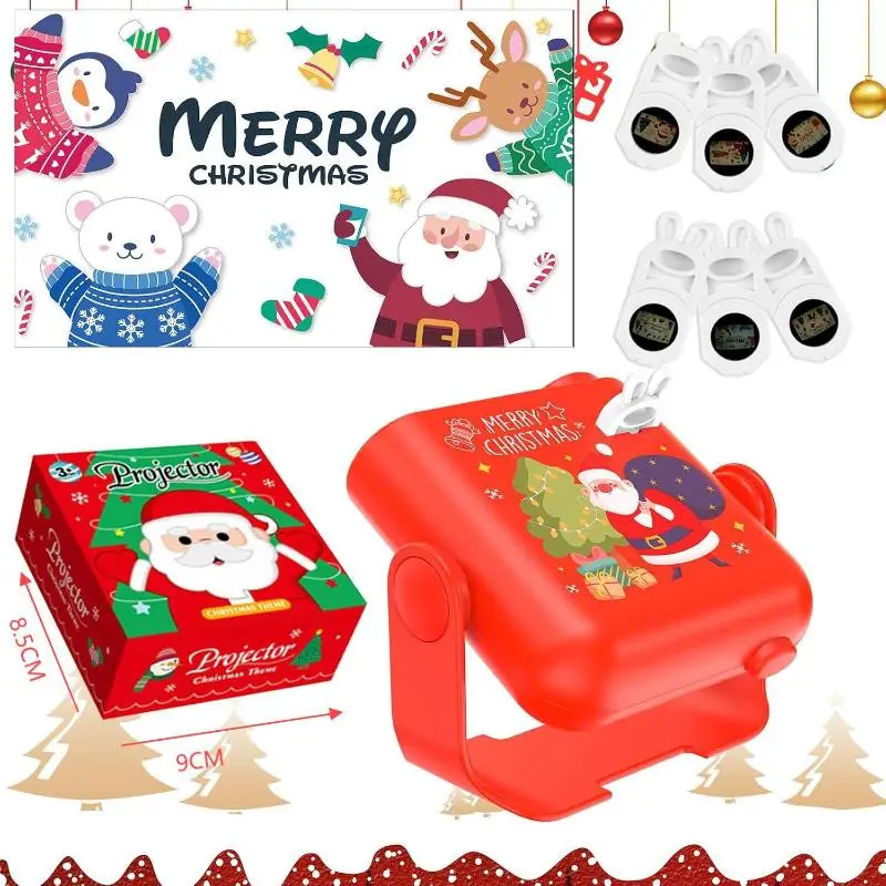 Christmas Indoor LED Projector Light 1 Set Landscape Projection Lamp Fun Kids Toy Ideal Budget Xmas Holiday Gift for Family