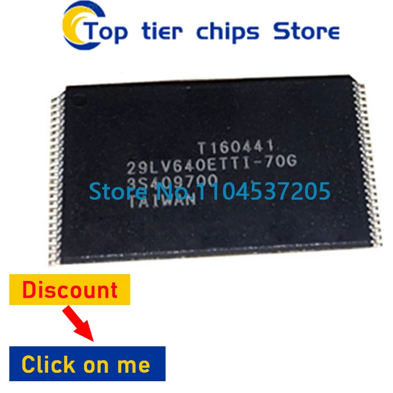 5pcs  MX29LV640ETTI-70G 29LV640 MX29LV640ETTI 29LV640 MX29LV640 29LV640DBTC-90G TSOP48 MX29LV640EBTI-70G TSSOP48 original