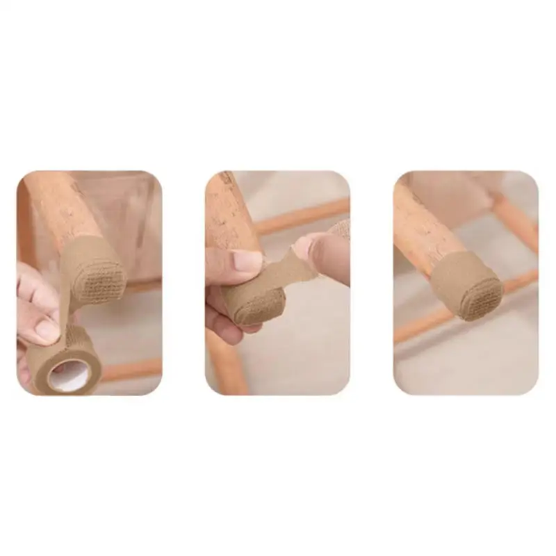 8 pezzi nuova protezione per il pavimento delle gambe della sedia cuscinetti per mobili per pavimenti in legno sedia da scrivania gambe calzini antiscivolo riduzione del rumore nastro per le gambe regalo