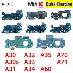 Dock USB Charger Board Connector Fast Charging Port Flex Cable For Samsung Galaxy A30 A30S A31 A32 A33 A34 A35 A70 A71 A72 A73