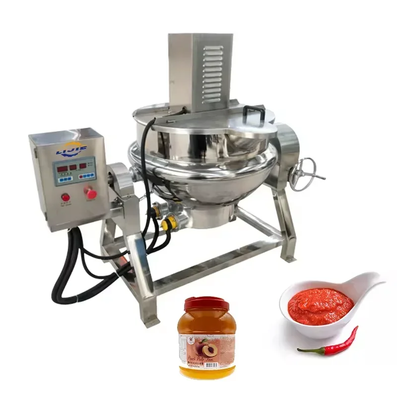 Electric SUS304 Automatic Planetary Stirring Pot/Food Sauce Jacket Pot For Sale