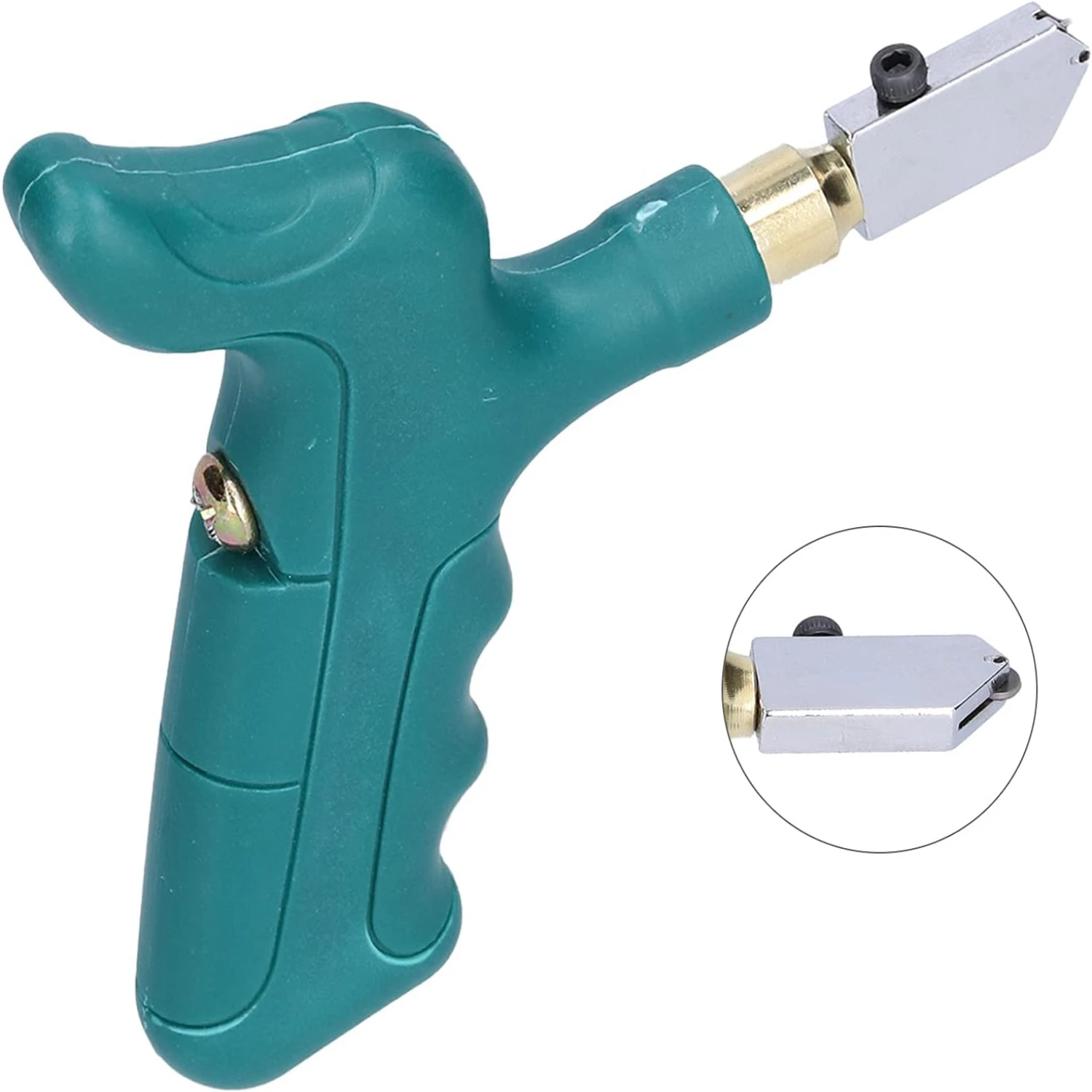 เครื่องตัดกระเบื้องแก้วล้อแม็กเครื่องมือตัดด้วยตนเองสําหรับกระเบื้องกระจกกระจก Sm ooth Operation Construction Workers