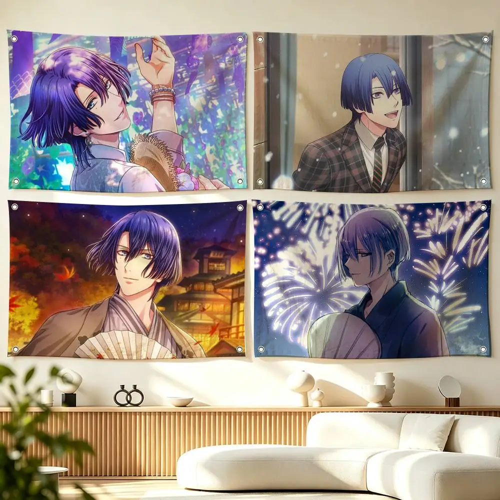 H-Hijirikawa Masato Uta no Prince-sama  Flag Suitable For Party Club Outdoor Interior Wall Decoration Banner Fans Gift
