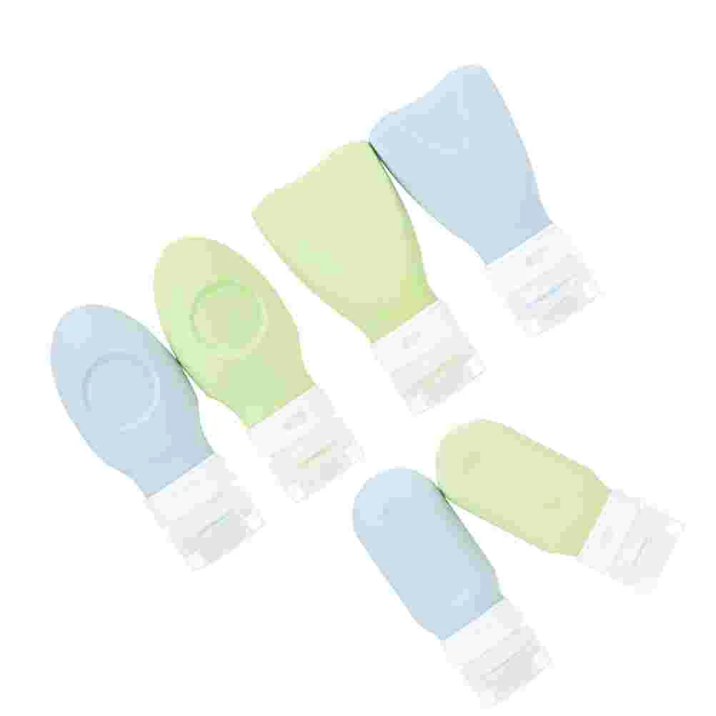 

6 Pcs Squeeze Lotion Dispenser Shampoo Container Portable Travel Bottle Shower Subpackage Bottles