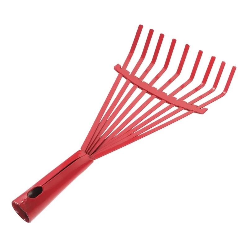 Practical Garden Tool for Leaf and Debris Cleaning Carbon Steel Garden Rake