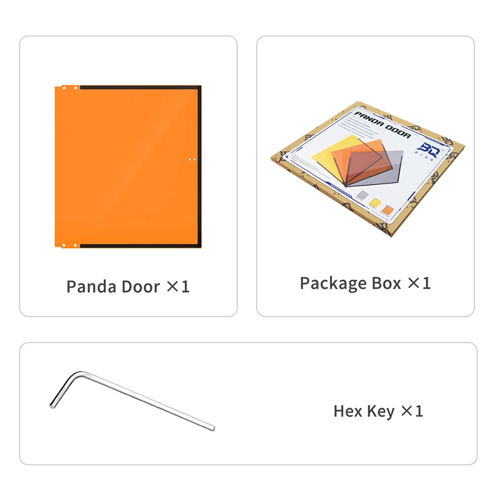 BIGTREETECH الباندا الباب ل BambuLab X1 P1 غير قابلة للكسر مرونة متفوقة تأثير المقاومة ثلاثية الأبعاد طابعة قذيفة أجزاء طابعة ثلاثية الأبعاد