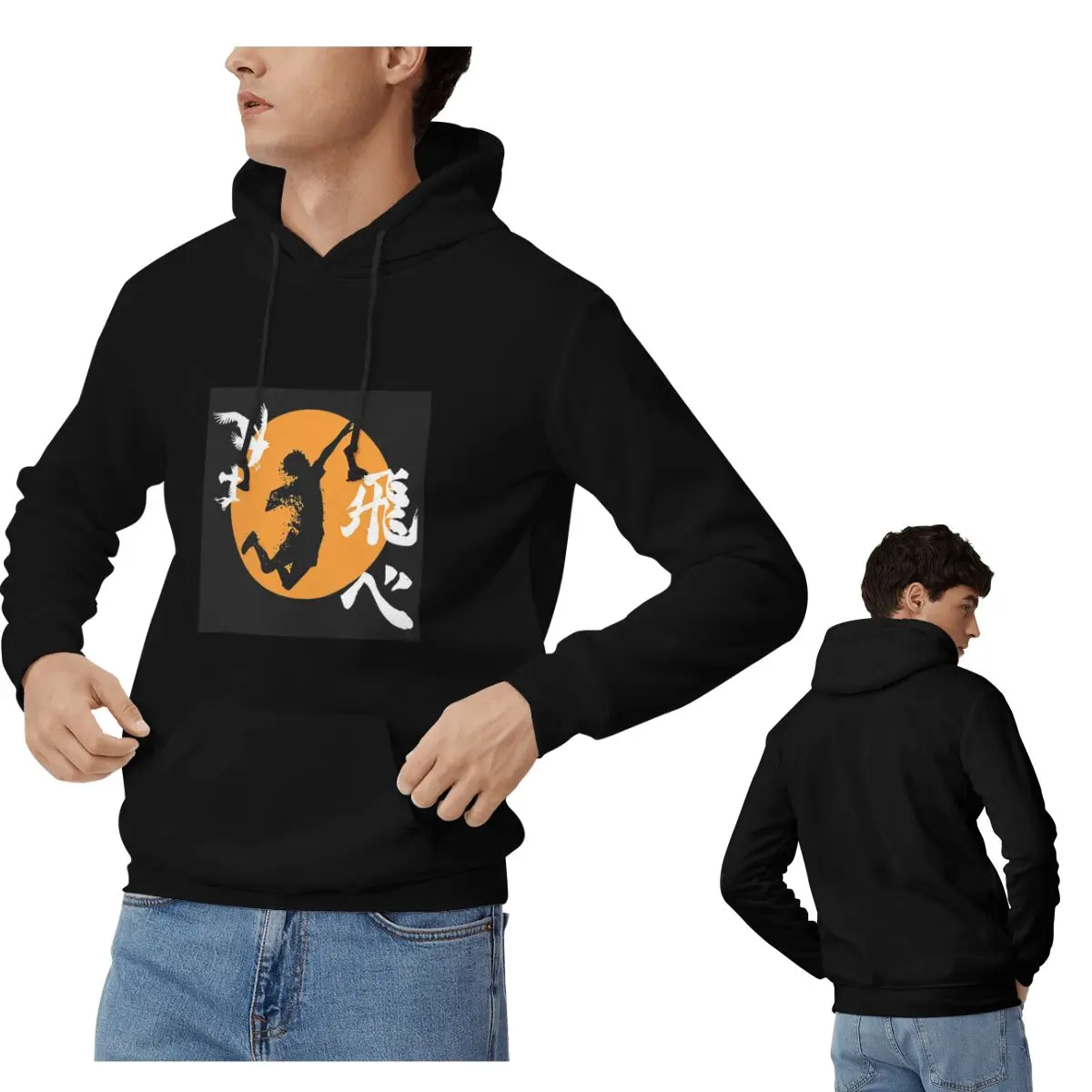 Haikyuu Karasuno Fly High Manga Anime Hoodies Men's Women Pullover Sweatshirts Fashion Long Sleeve Streetwear Autumn Winter