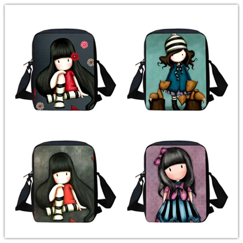 Cartoon gorjuss santoro Insulated crossbody Tote Bags For Travel Food Storage Bags Portable Thermal Cooler crossbody bags