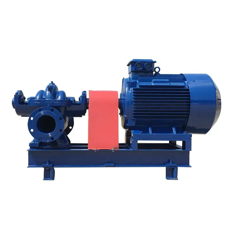 Centrifugal Industrial Horizontal Double Suction Water Pumping Electric Motor Irrigation Sea Water Dewatering Pump