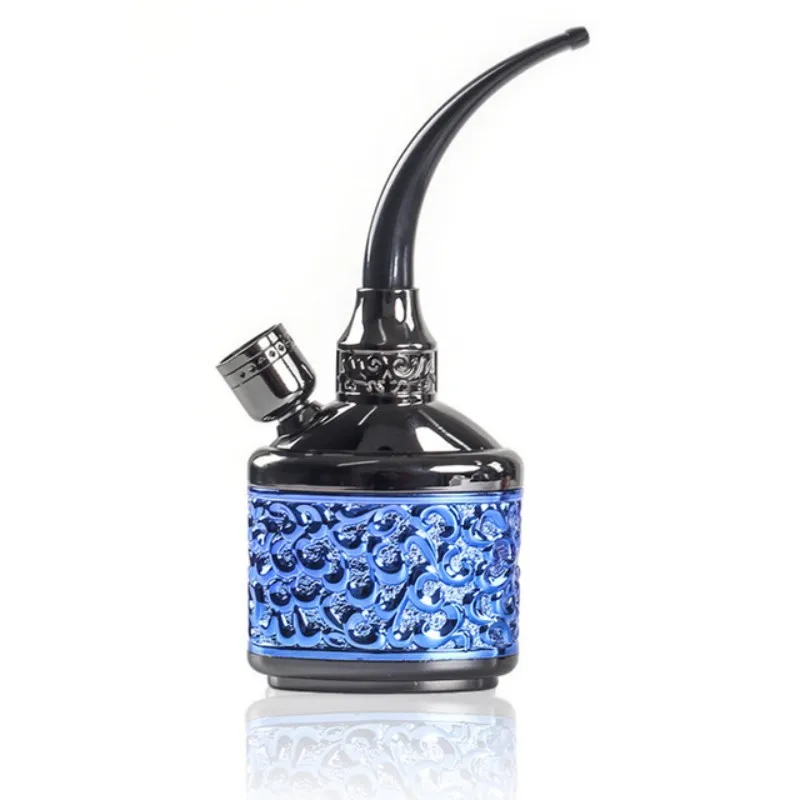 

2023The new water pipe filter pipe Jin Dian hookah fashion pattern retro dual-use male gift