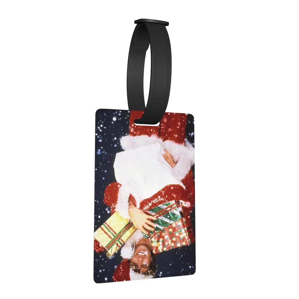 

Последние рождественские багажные бирки, аксессуары для чемодана, дорожный портативный багаж, посадочная бирка, держатель этикетки, идентификационное имя, адрес