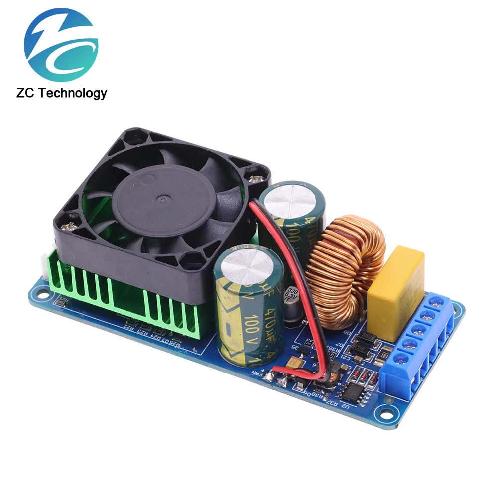 placa-digital-mono-canal-amplificador-de-potencia-hifi-irs2092-500w-fase-classe-d