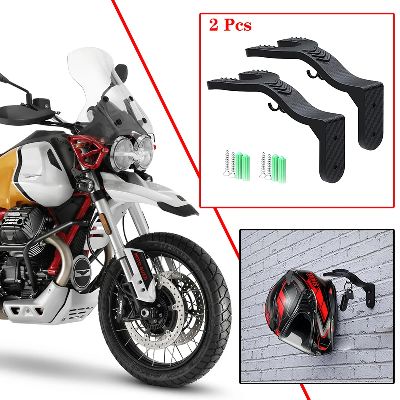 

Motorcycle Helmet Hook Racks Multipurpose Hook Wall Mount Hooks For Moto Guzzi 850 1100 V85tt V100 Mandello V7 Stone V85 V8S TT