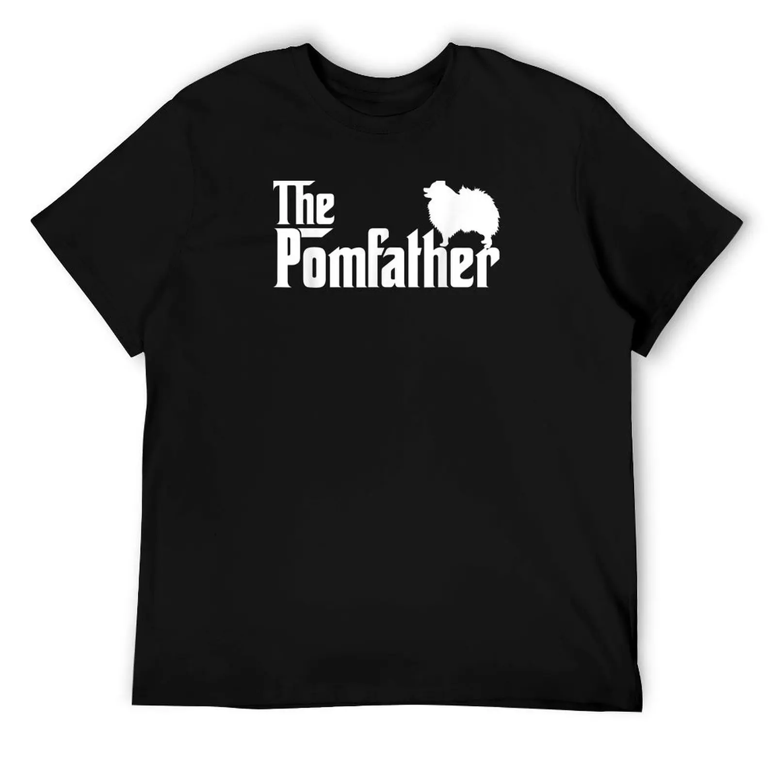 

Mens Funny Pomeranian Father Dad The Pom Father Dog Lover T-Shirt T-Shirt t shirt for man T-Shirt