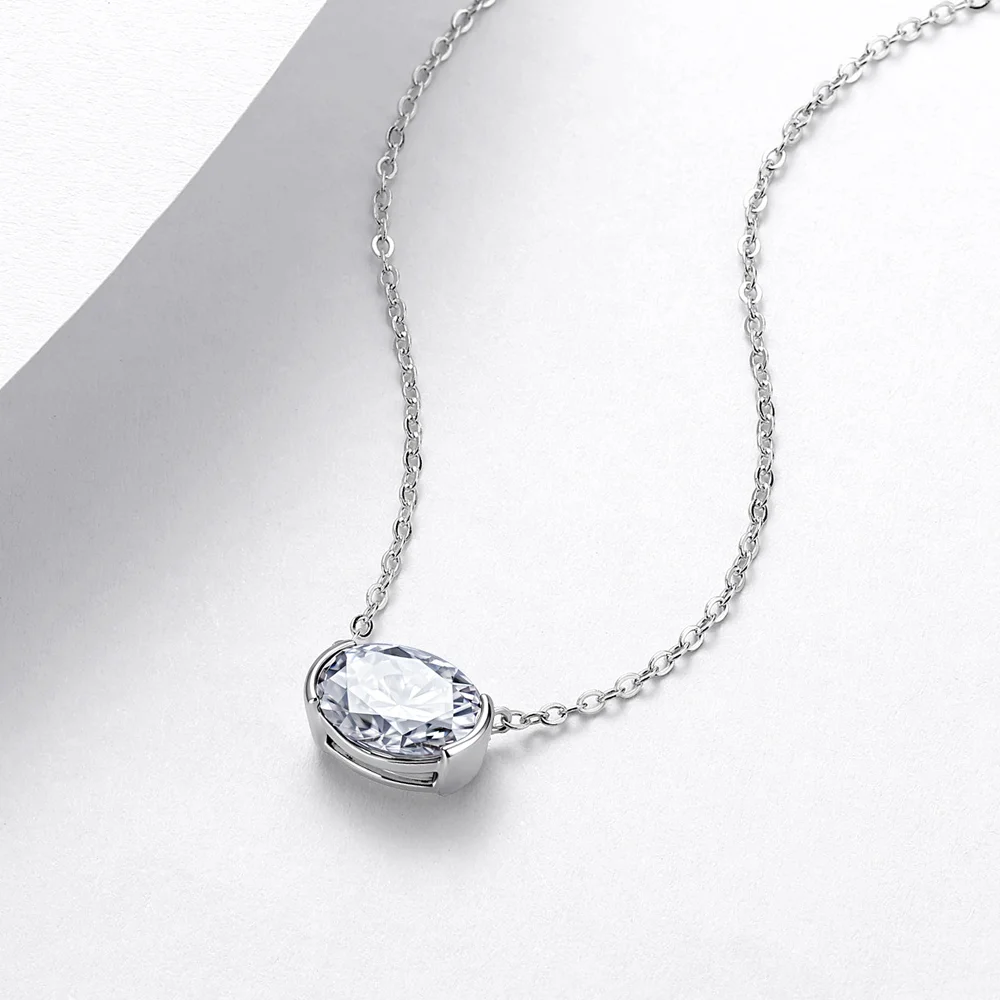 OEVAS 1-3캐럿 오벌 모이사나이트 펜던트 목걸이  - Moissanite Pendant Necklace Solitaire 리뷰 및 가격
