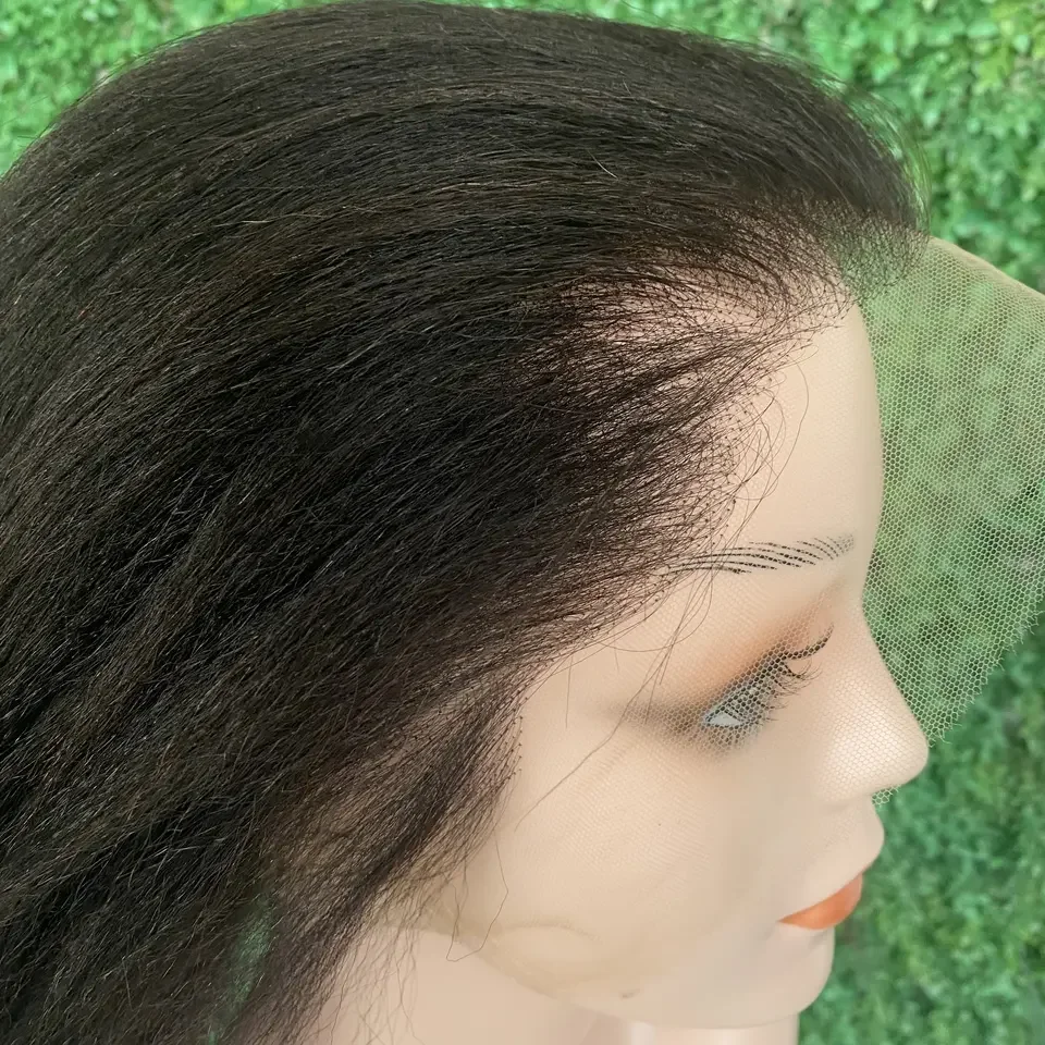 

360 Hd Lace Wigs Vendor Braiding Hair Swiss Lace Wig 100 Human Hair Light Yaki Preplucked Hairline HD Full Lace Wigs