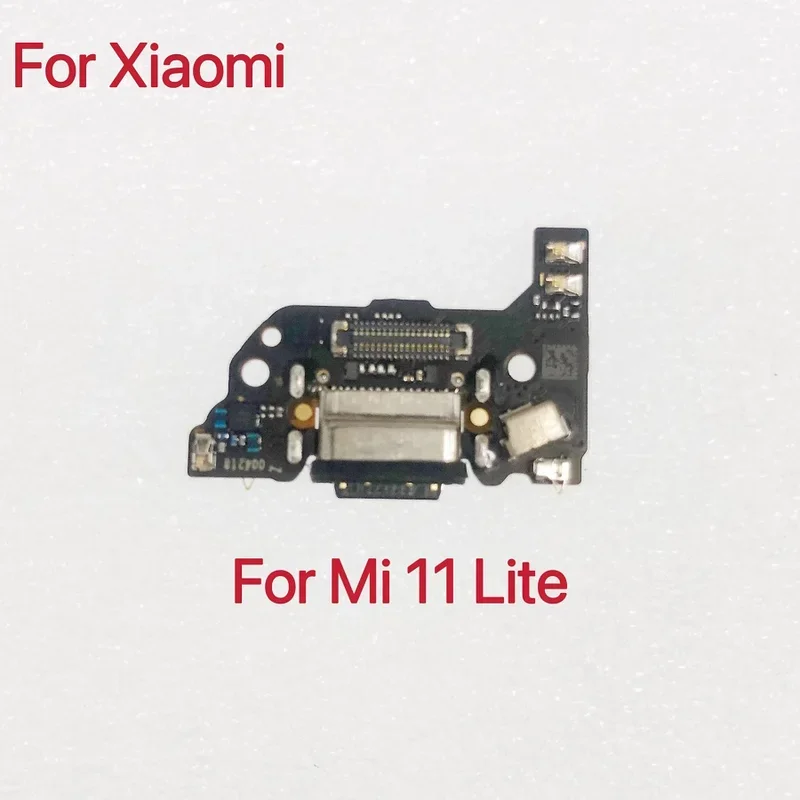 Charging Port For Xiaomi Mi 11 Lite 4G 5G Charge Board USB PCB Dock Connector Flex Plate Replacement Spare Parts