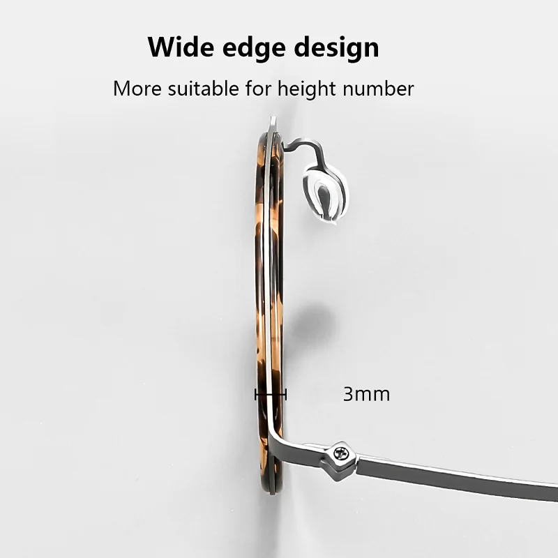 Retro Ronde Mannen Bril Frame Optische Computer Bril Anti Blauwe Ray Tr90 Titanium Optische Bril