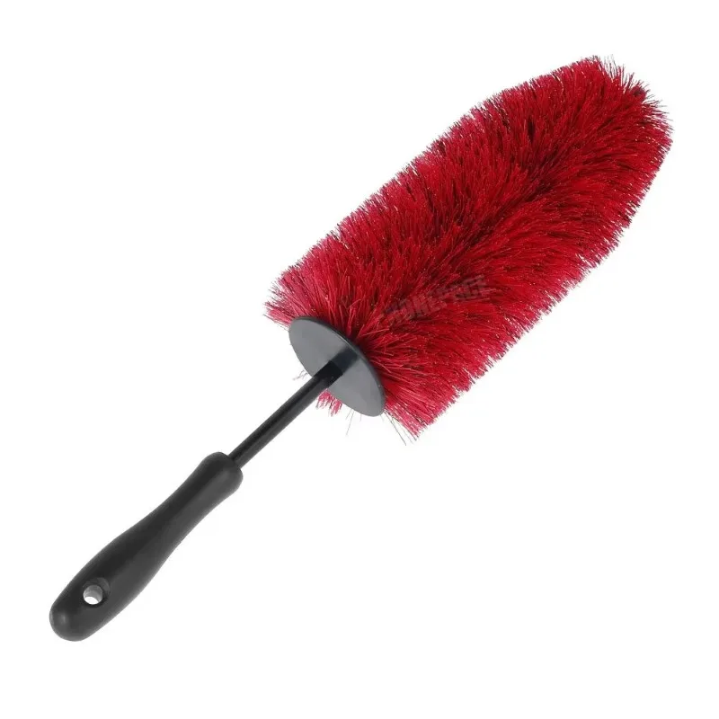 Auto Care Detailing Washing Tool 45cm Multifunction Car Wheel Wash Brush Soft Non‑Scratch Tire Cleaning Rim Brush