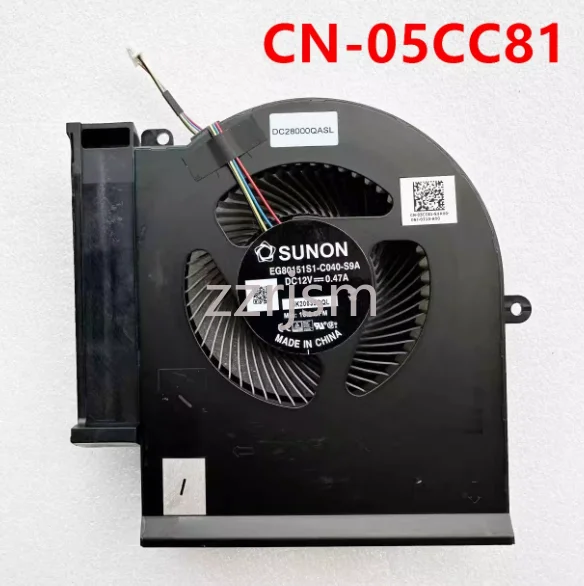 New Original Laptop CPU GPU Cooling Fan FOR DELL Alienware AREA 51M R1 R2 RTX2060 2080 Super 05CC81 05C68F