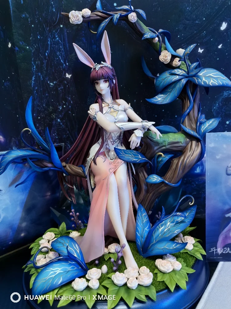 Anime Peripheral 1/7 Douluo Continent Xiao Wu Guard Lifetime Figure Model Soul Land Desktop Ornament Collect Birthday Gifts Toys