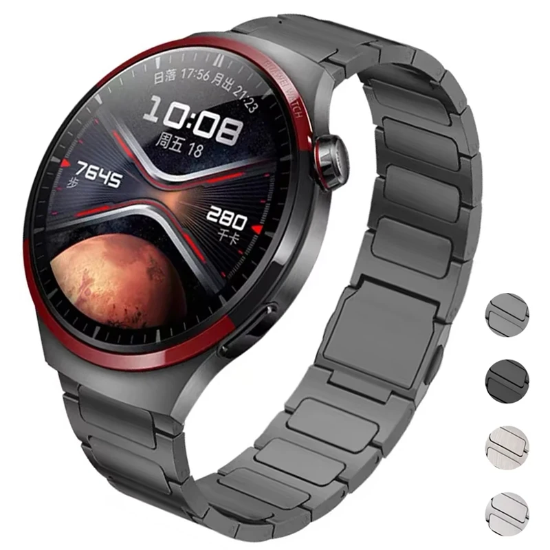 22 مللي متر سوار تيتانيوم لساعة هواوي GT5/4Pro 46 مللي متر 4/3 برو في نهاية المطاف المغناطيسي الفرقة ل Amazfit التوازن GTR 4/3/2 47 مللي متر حزام