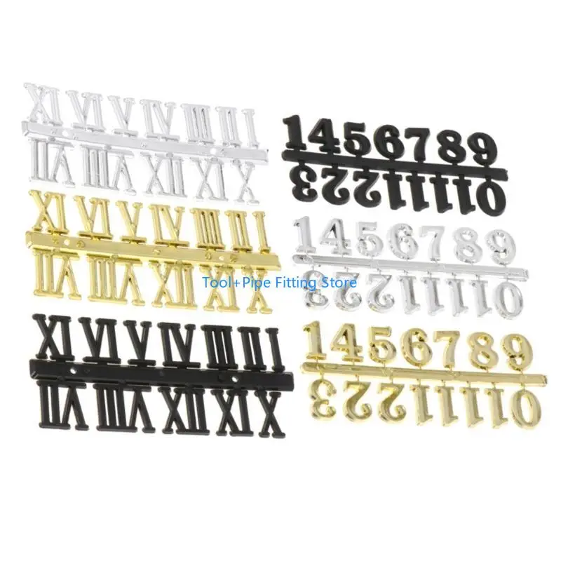 F92B Numeri clock fai -da -te numeri romano arabi Numeri digitali fai -da -te Sostituzione