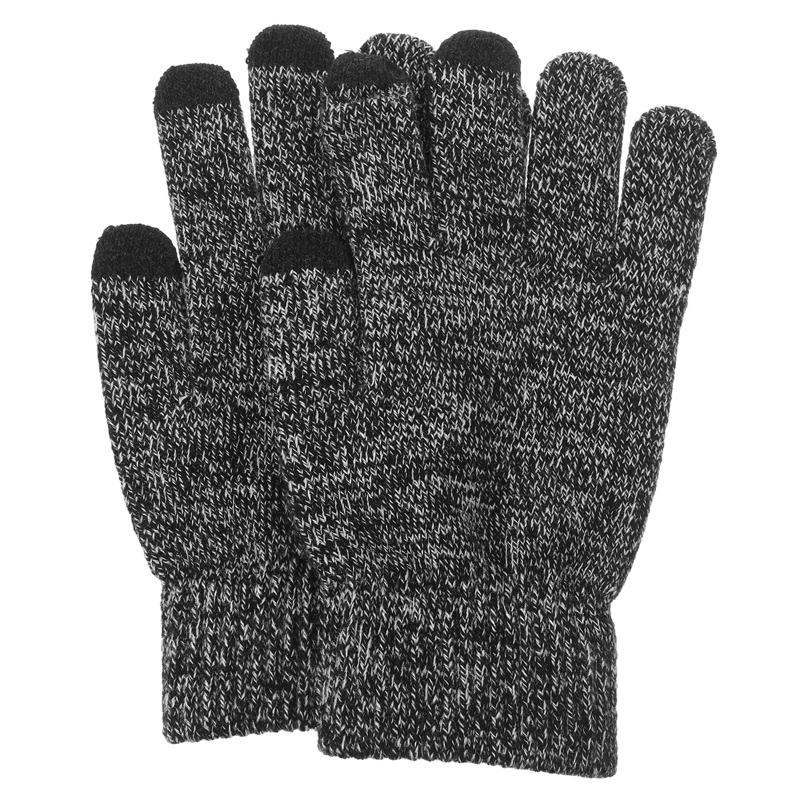 1 par de guantes con pantalla táctil para hombre, cálidos para invierno, ciclismo, esquí, guantes para hombre al aire libre con dedos con pantalla táctil, guantes deportivos para hombre