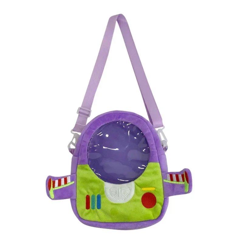 Anime Cartoon Buzz Lightyear Rocket Plush Bag Kawaii Bag Cute Jelly Bag Shoulder Bag Messenger Bag Girl Gift