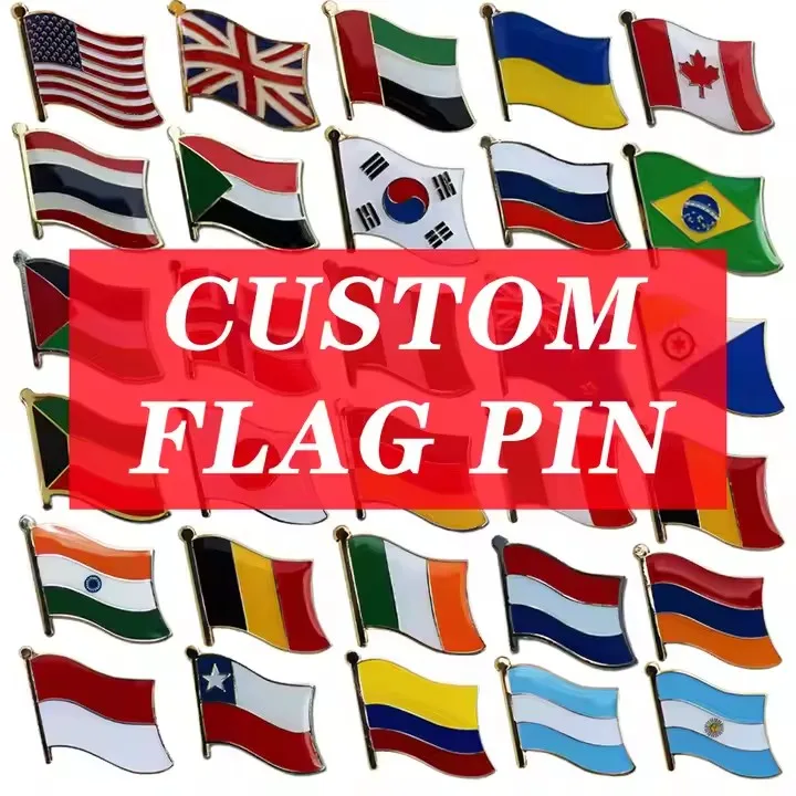 flag pin badge,custom flag badges ,cheap metal flag badge,Gold Badge pin,custom paint lapel pin,custom enamel metal lapel pin