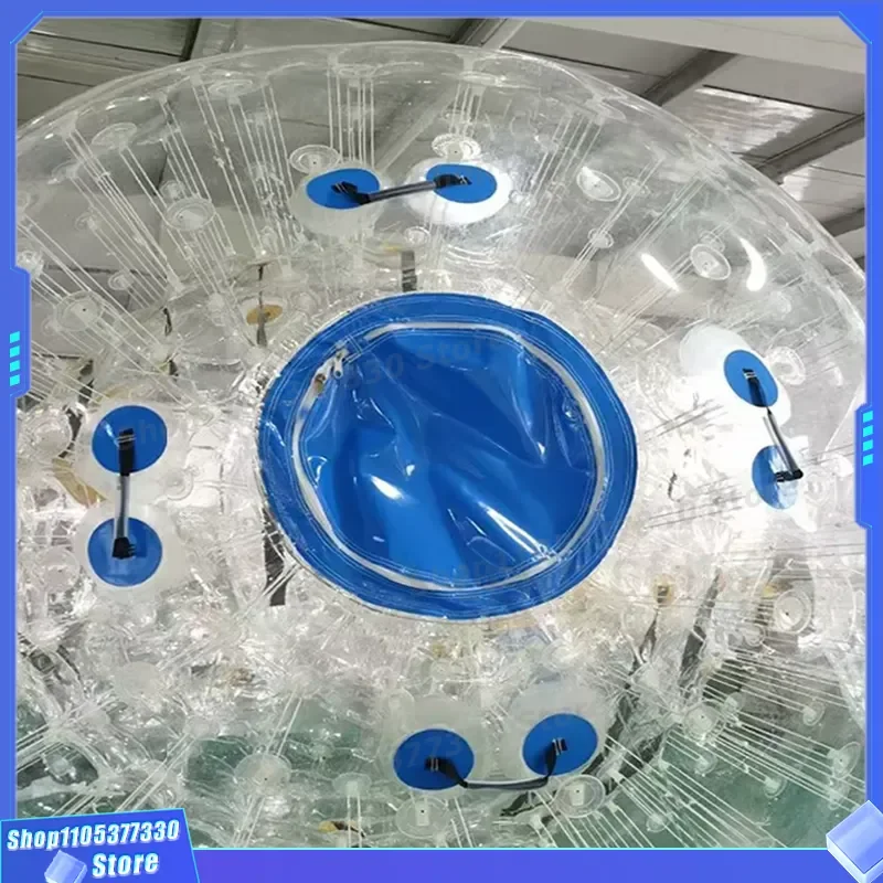Giant Transparent Inflatable Zorb Ball for Grass Rolling Dual Layer Human Hamster Sphere Outdoor Fun Durable PVC