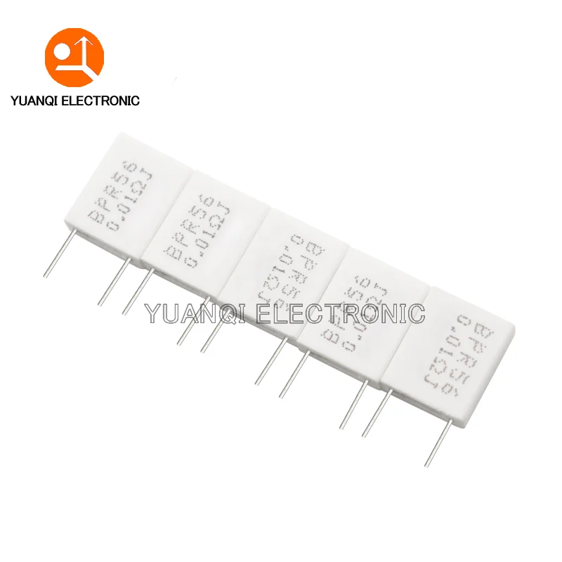 

100PCS BPR56 5W Non Inductive Cement Resistor 0.01R 0.02R 0.05R 0.12R 0.15R 0.2R 0.22R 0.47R 0.1 0.15 0.22 0.25 0.33 0.5 ohm