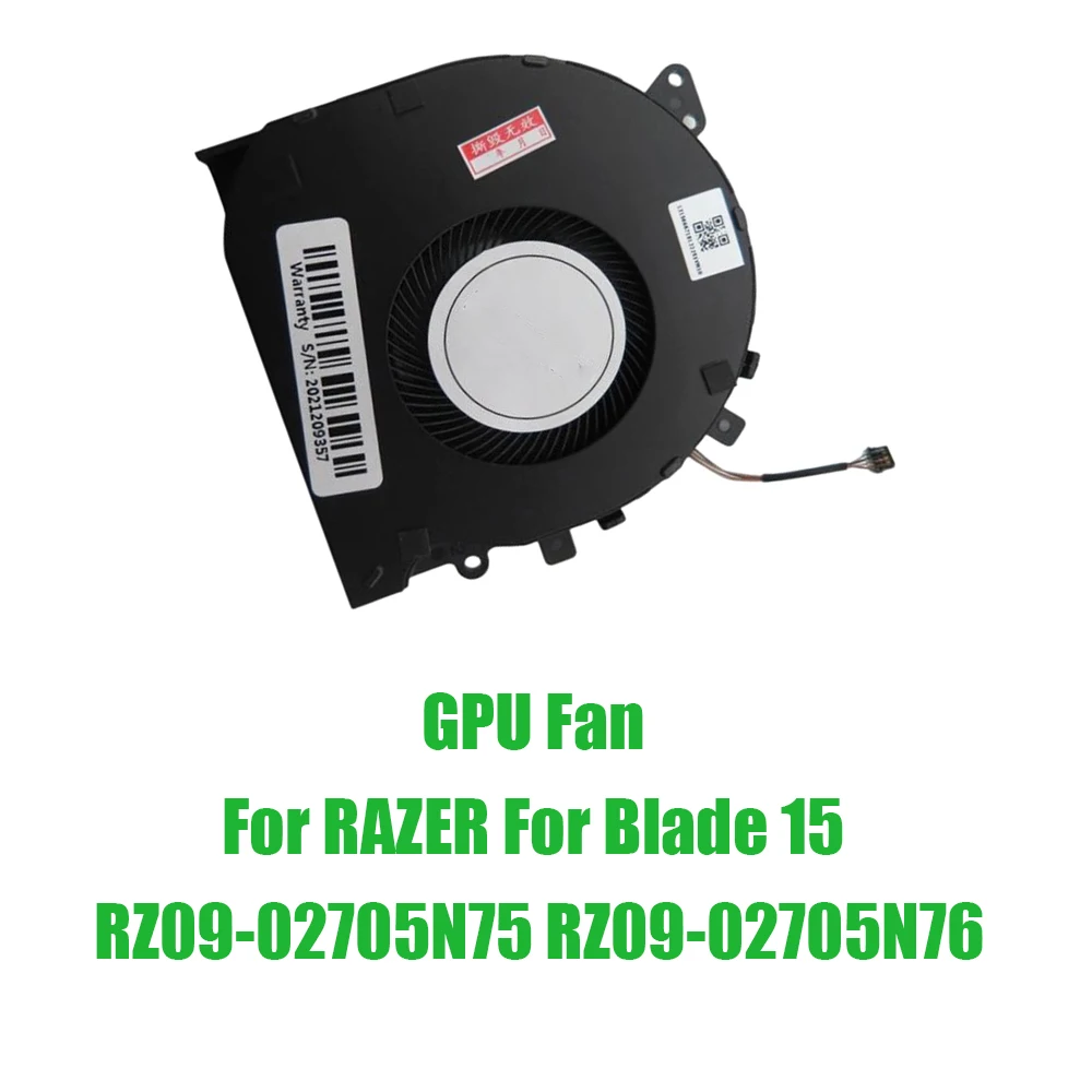 For RAZER For Blade 15 RZ09-02705N75 RZ09-02705N76 DC5V 0.5A Replacement Laptop GPU Fan
