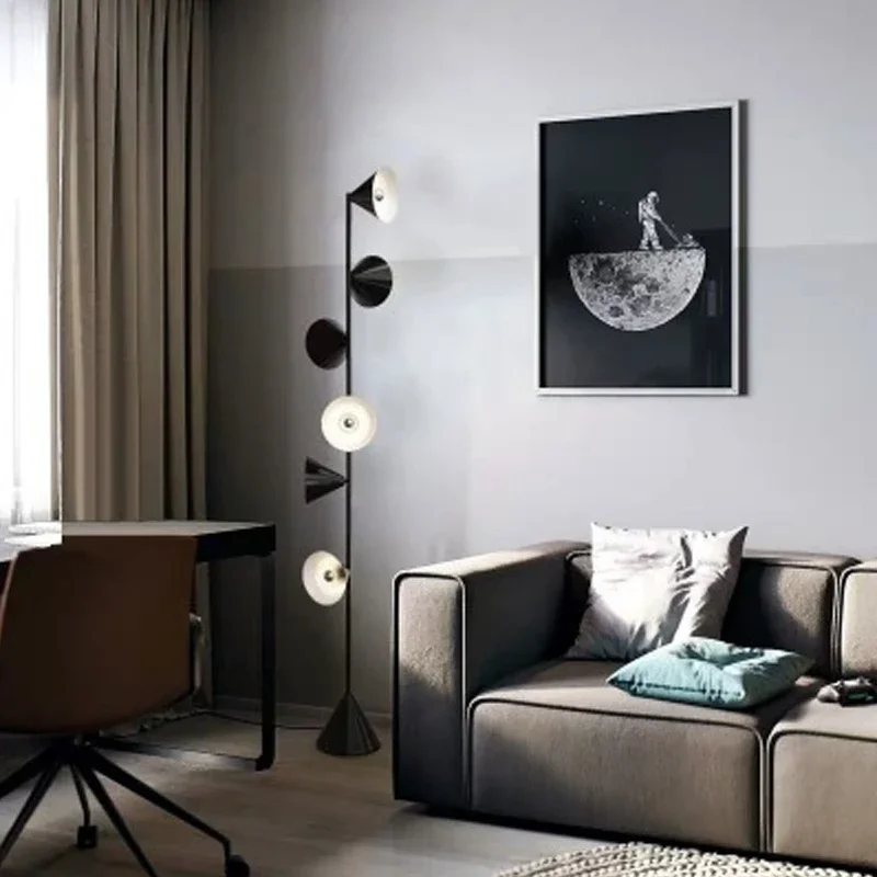 Hongcui Nordic Modern Floor Lamps Designer Creativity Living Rooms Bedrooms Sample room Minimalist art Lighting Fixtures image 4