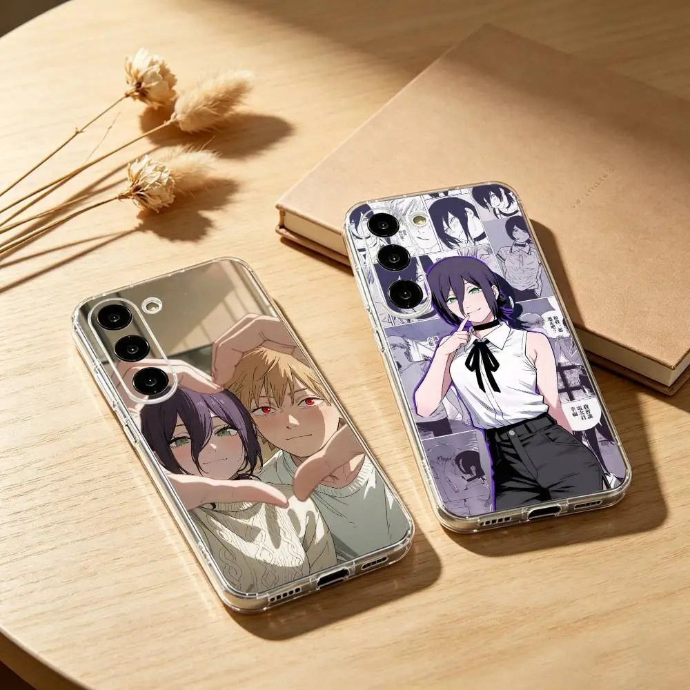 Chainsaw Man Phone Case For Samsung Galaxy A91,80,73,72 ,71,53,52,32 ,31,22,21s,20,Transparent Case