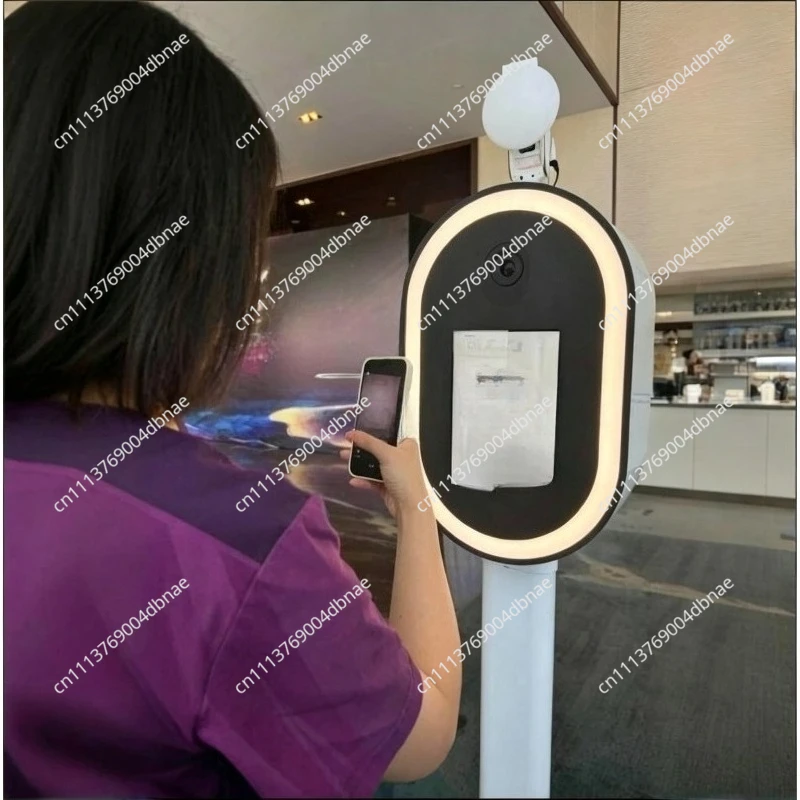 AI Sticker Printer Photo Booth Automatic Interactive Machine for Party Wedding Event
