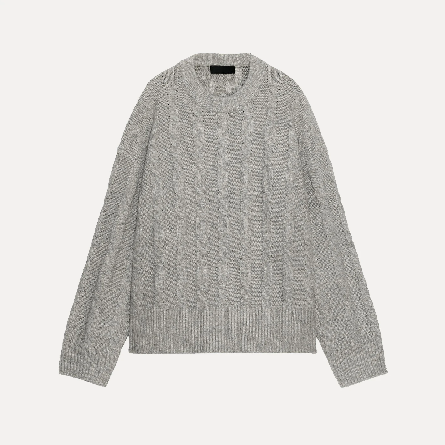 

Z Women's Faion Soft Knitted Sweater Cable Pattern Casual Sle 2025 New Autumn Long Sve round Ne Pullover